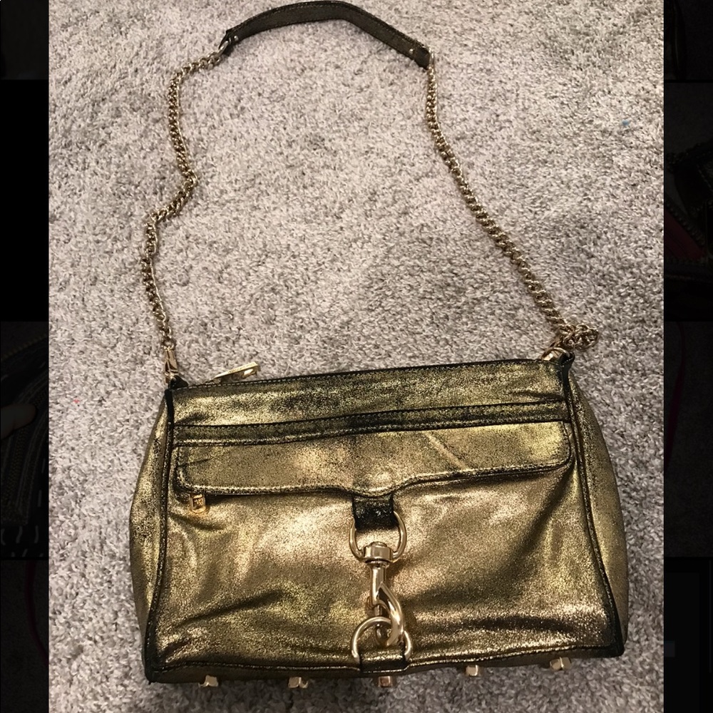Rebecca Minkoff Gold Metallic MAC Bag